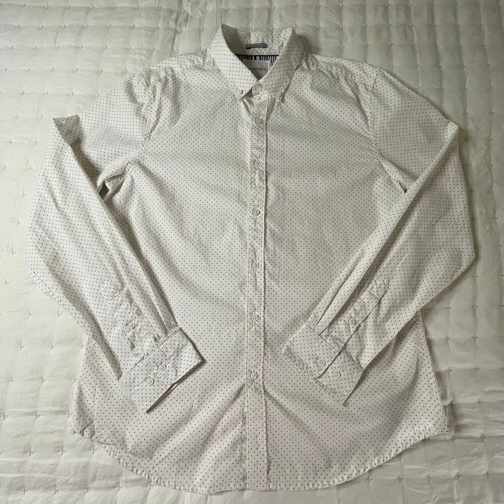 Denim & Flower Ricky Singh Button Down Shirt Men's L White